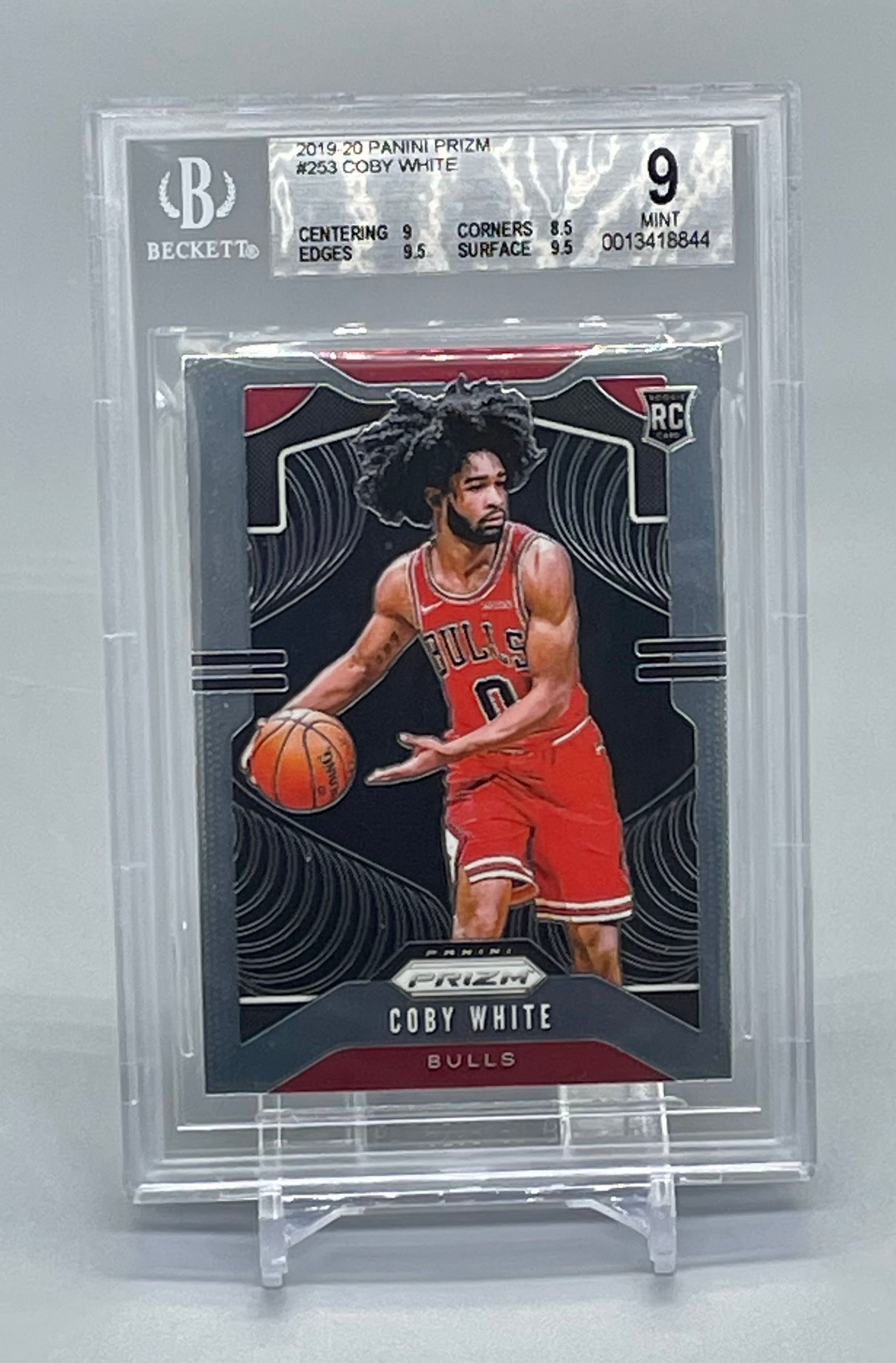 ❤️2019-20 Prizm Coby White Rookie RC #253 BGS 9 MINT Bulls