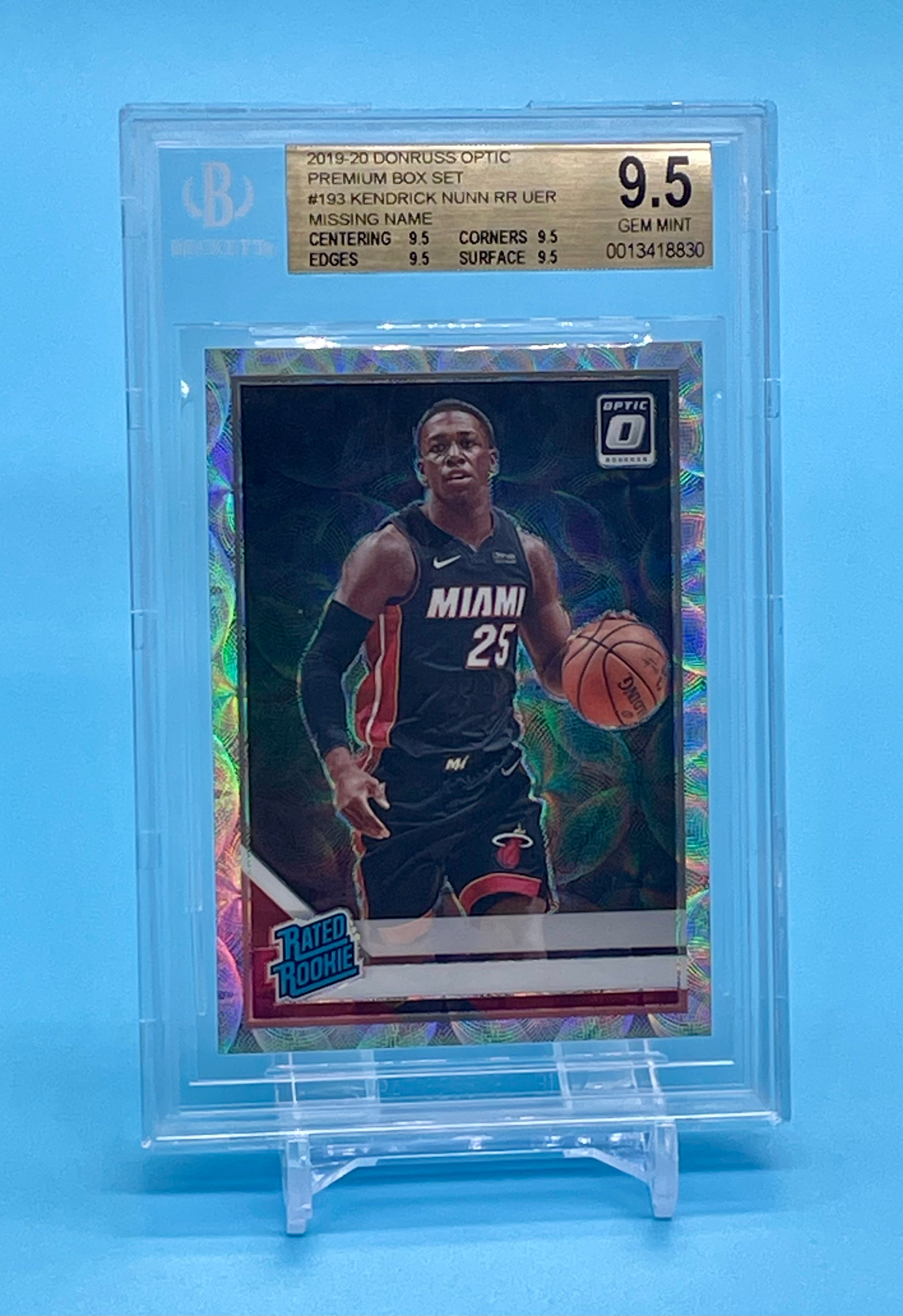 2019 panini purchases optic kendrick nunn