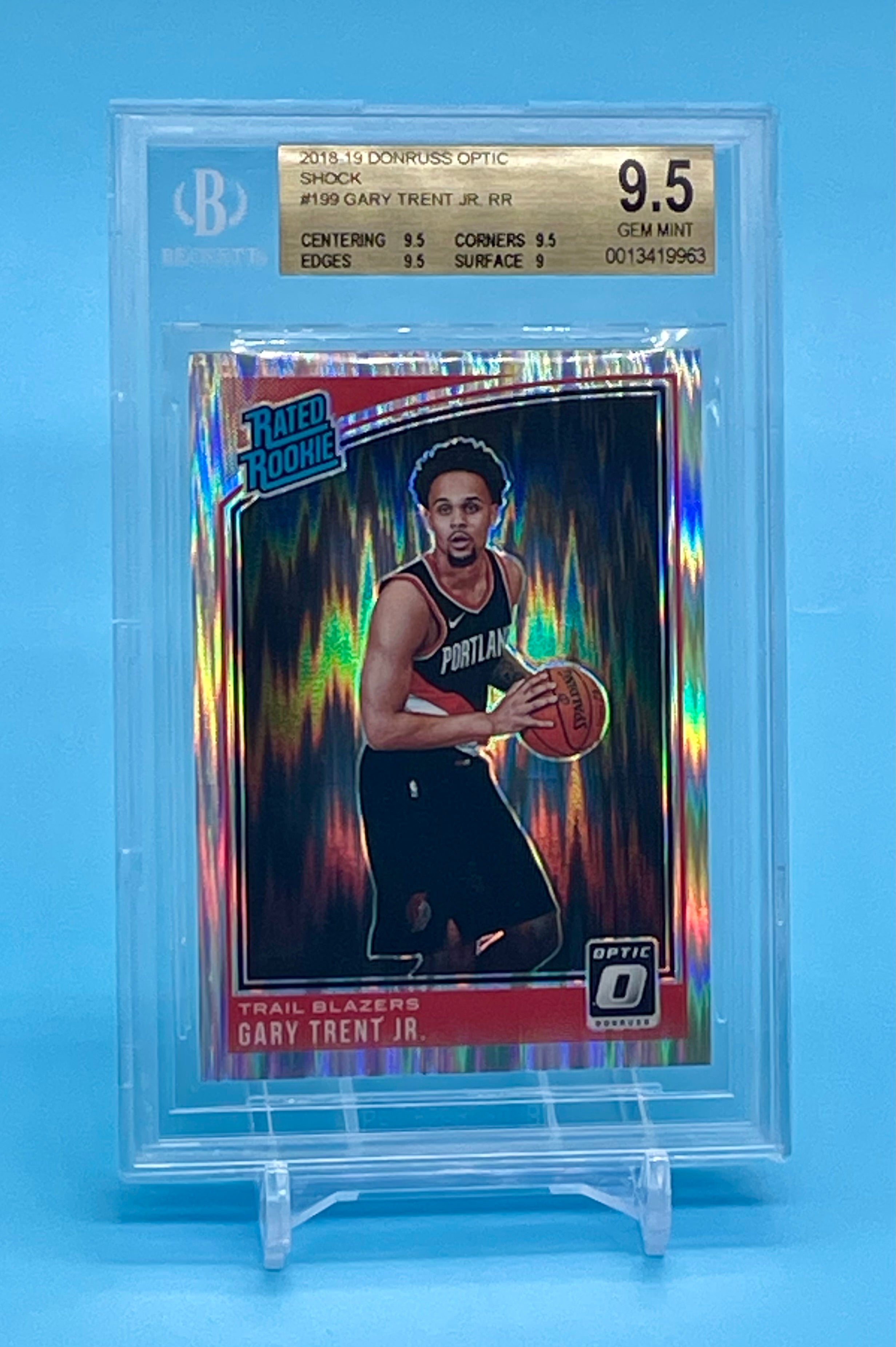 ❤️2018 Panini Donruss Optic #199 Gary Trent Jr. Shock BGS 9.5 Rookie RC Gem mint