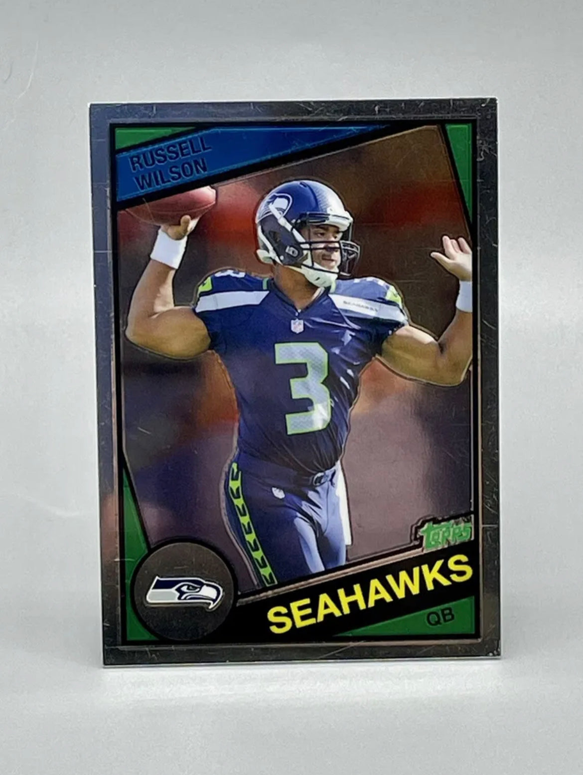 ❤️2012 Topps Chrome Russell Wilson Rookie Card RC #14 1984 Seattle Seahawks