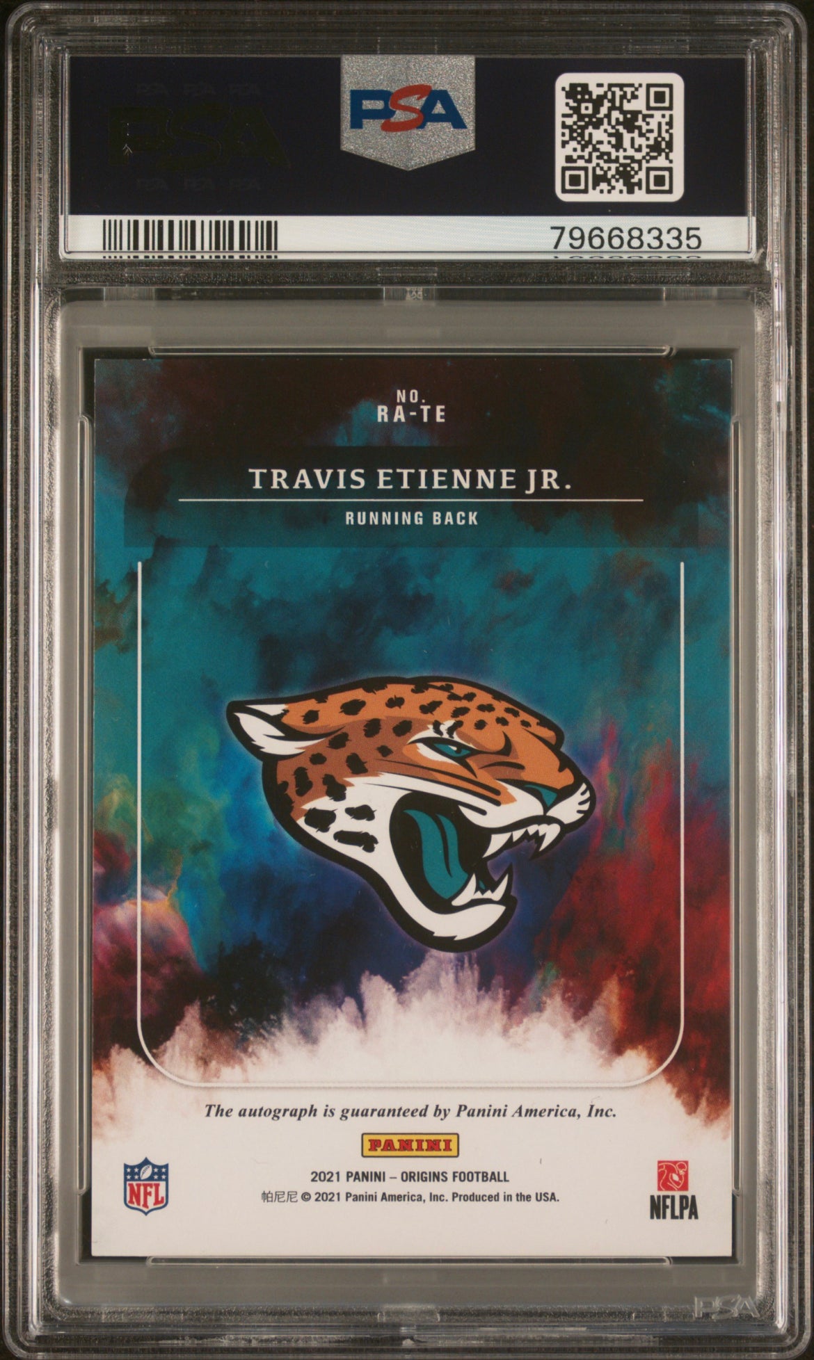 ❤️2021 Panini Origins Rookie Auto Red /99 Travis Etienne Jr Psa 10 Auto RC Pop 1