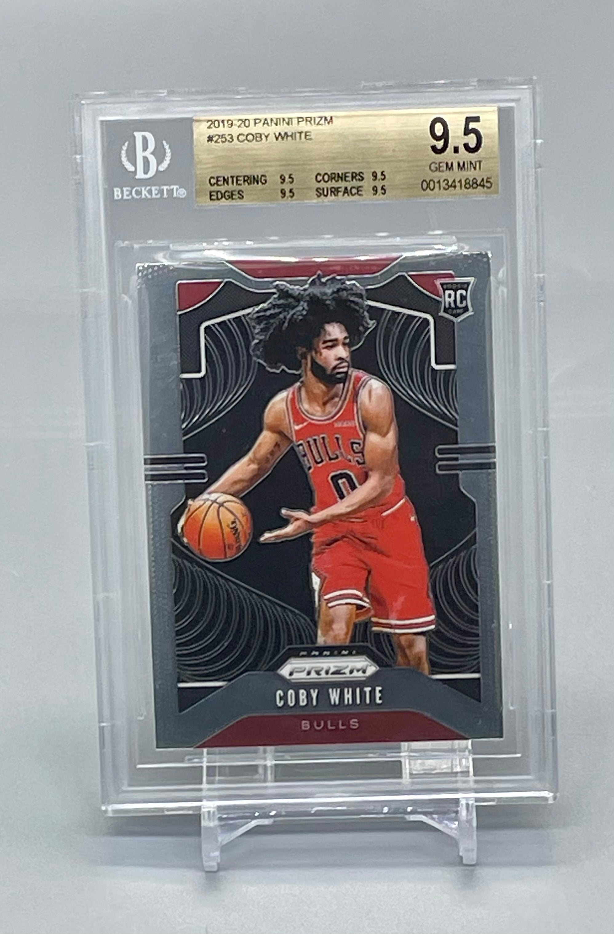 ❤️2019-20 Prizm Coby White Rookie RC #253 BGS All Subs 9.5 TRUE GEM MINT Bulls