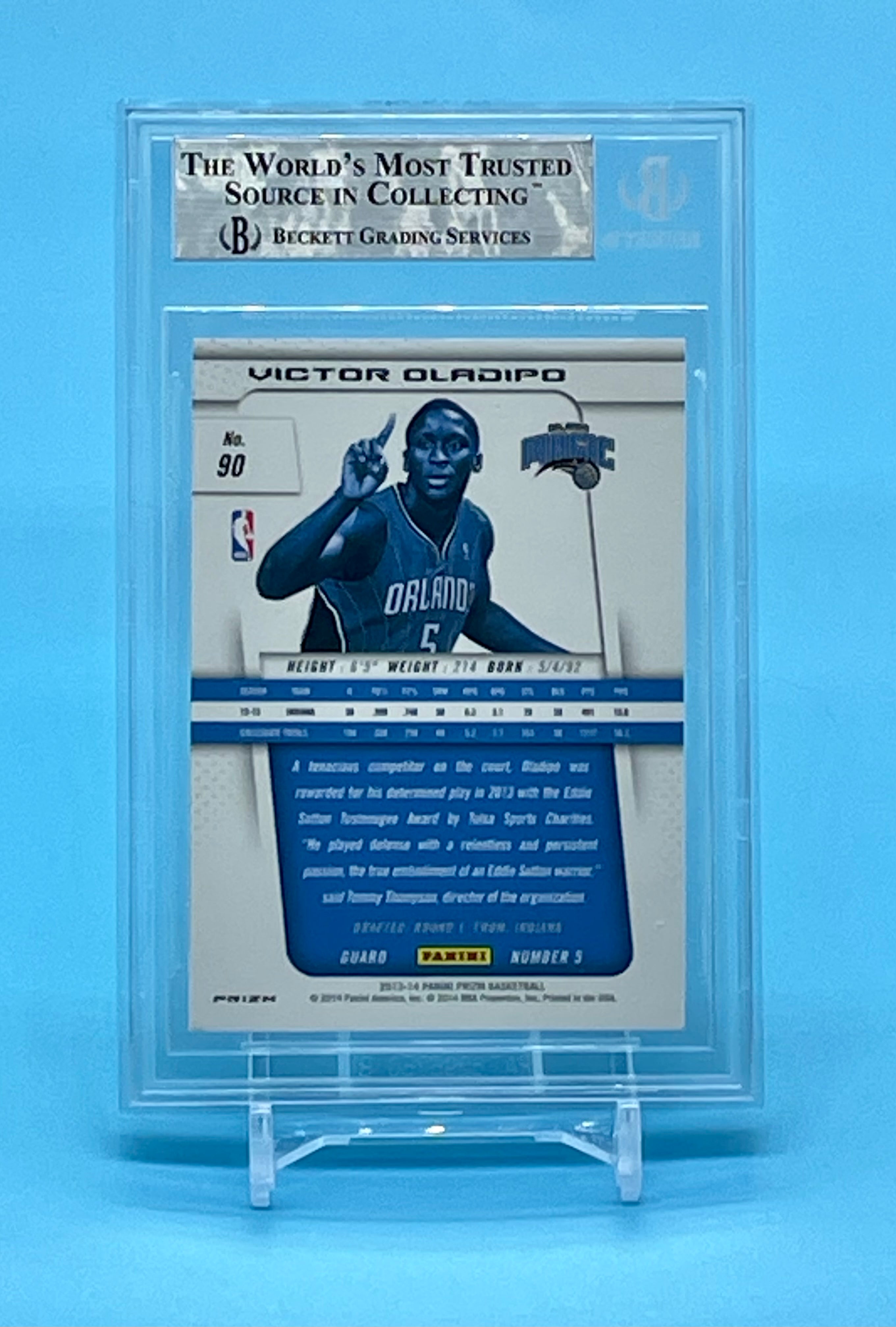 ❤️Victor Oladipo 2013 Panini Prizm Rookie Red White Blue Mosaic Prizm BGS 8.5