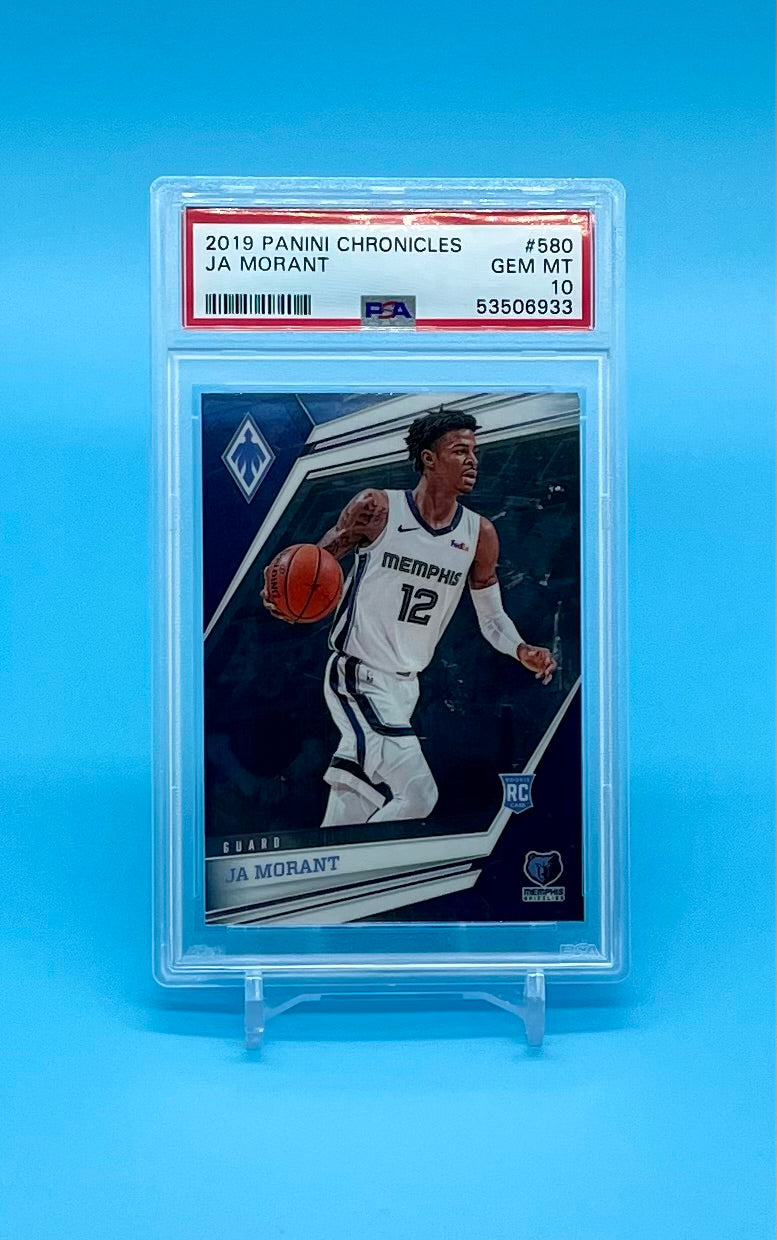 ❤️2019 Panini Chronicles Phoenix Grizzlies #580 Ja Morant RC Rookie PSA 10 GEM MINT