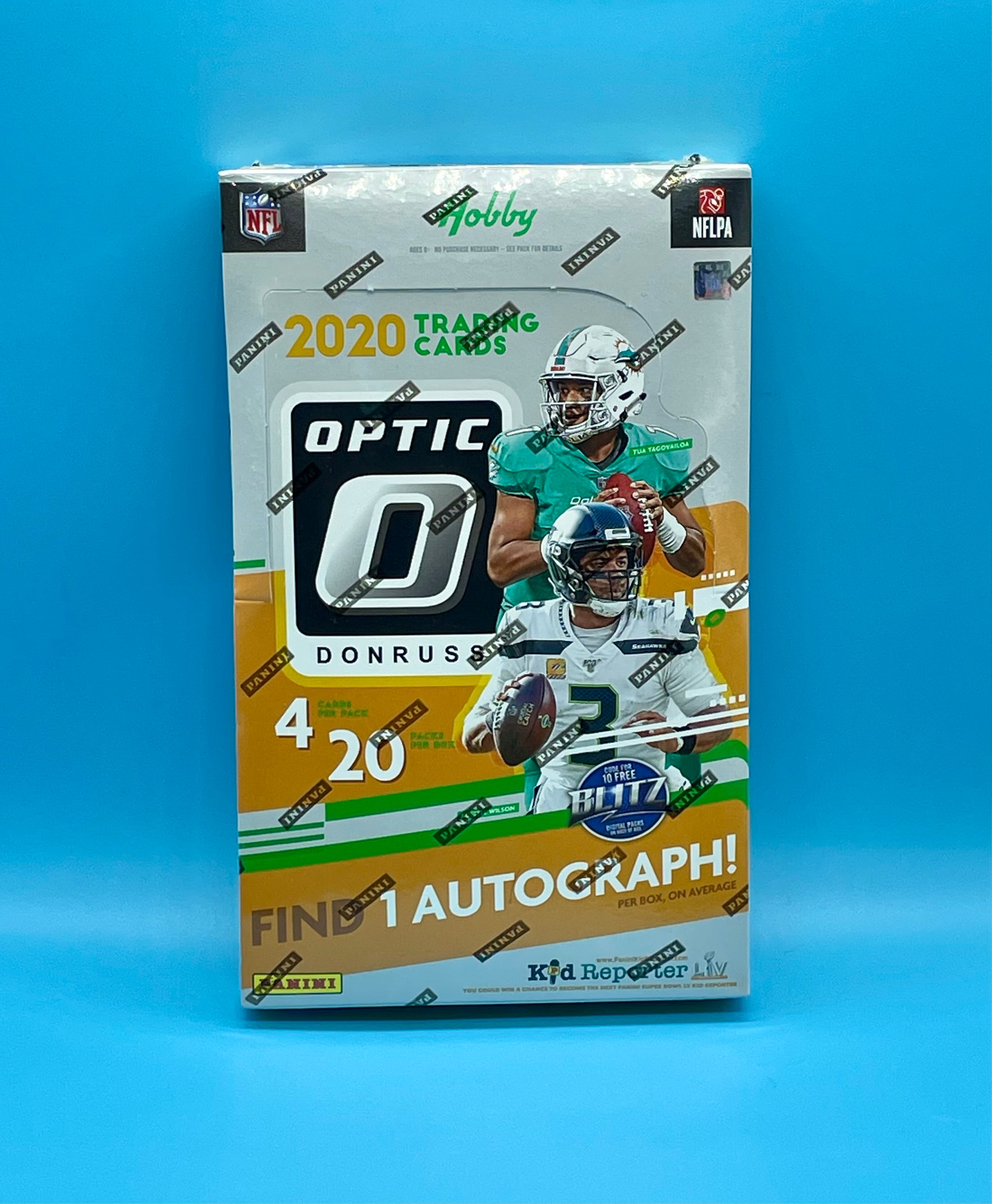 ❤️2020 Donruss Optic NFL Football Factory Sealed Hobby Box -Hurts, Tua, Herbert RC