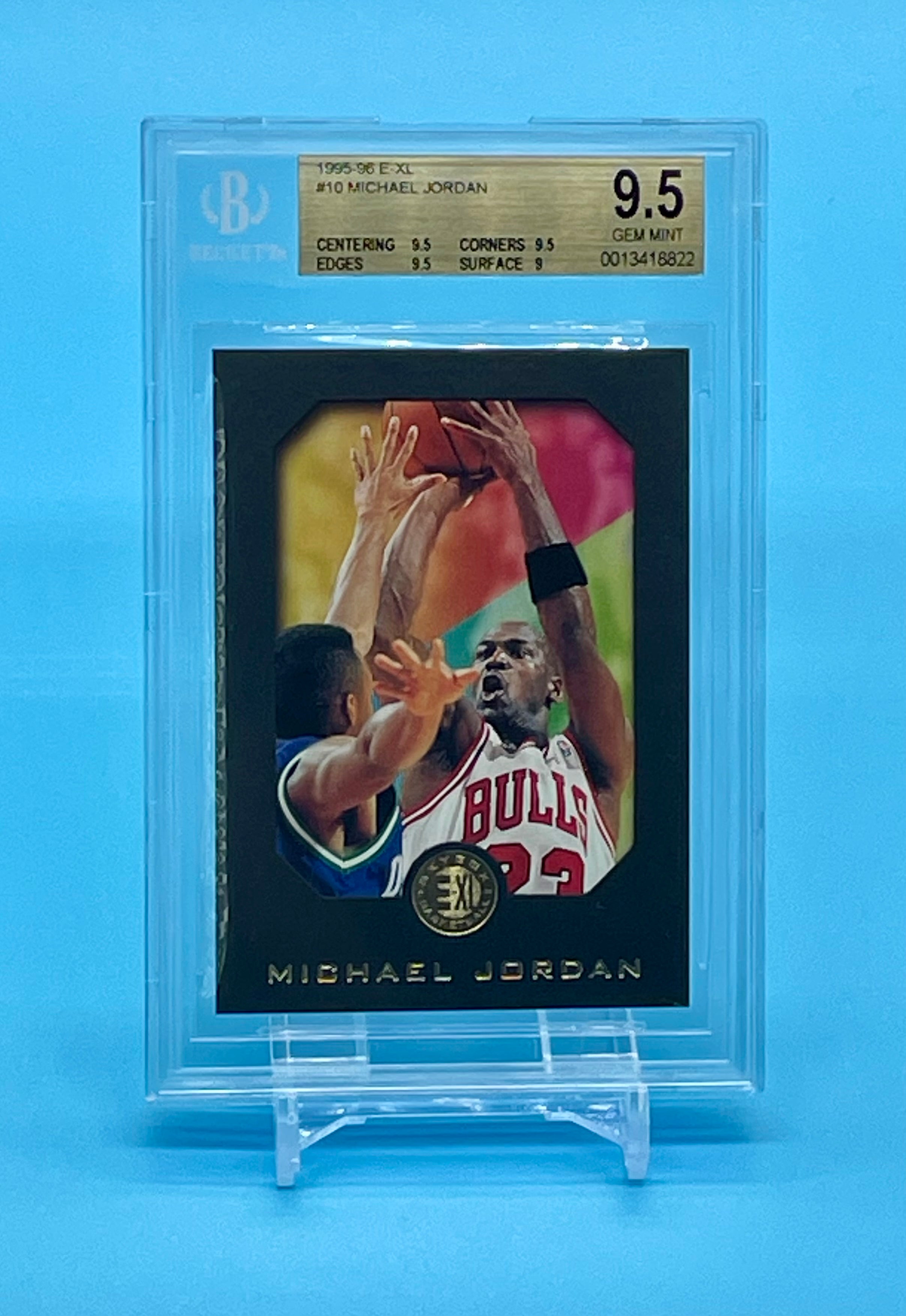 ❤️1995-96 Skybox E-XL #10 Michael Jordan Chicago Bulls HOF BGS 9.5 Gem Mint Rare