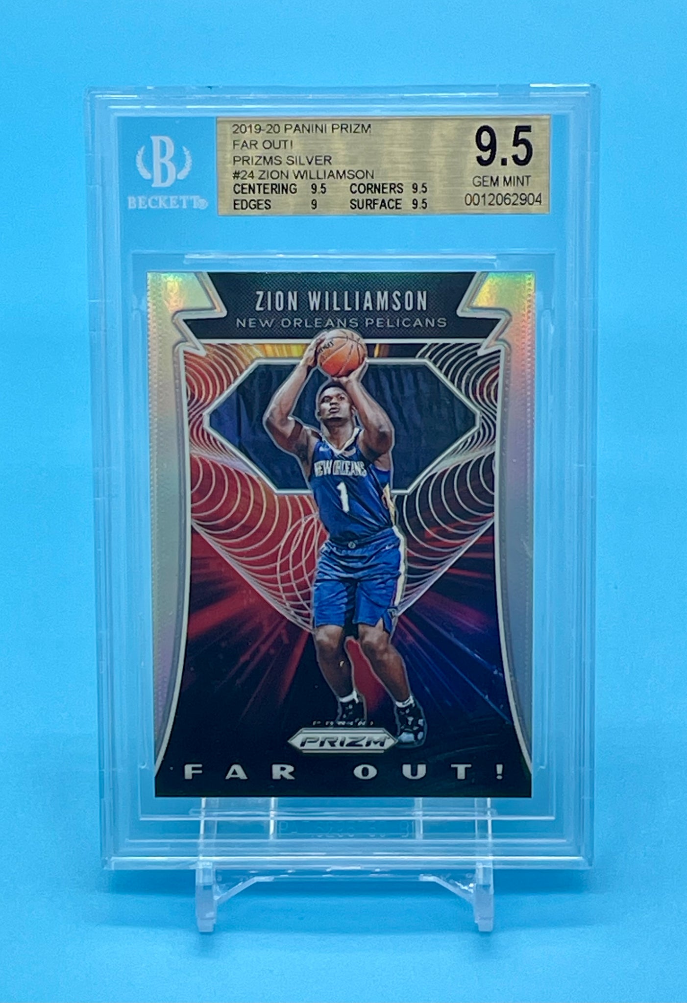 ❤️2019 Panini Silver Prizm Far Out Fast Break Zion Williamson