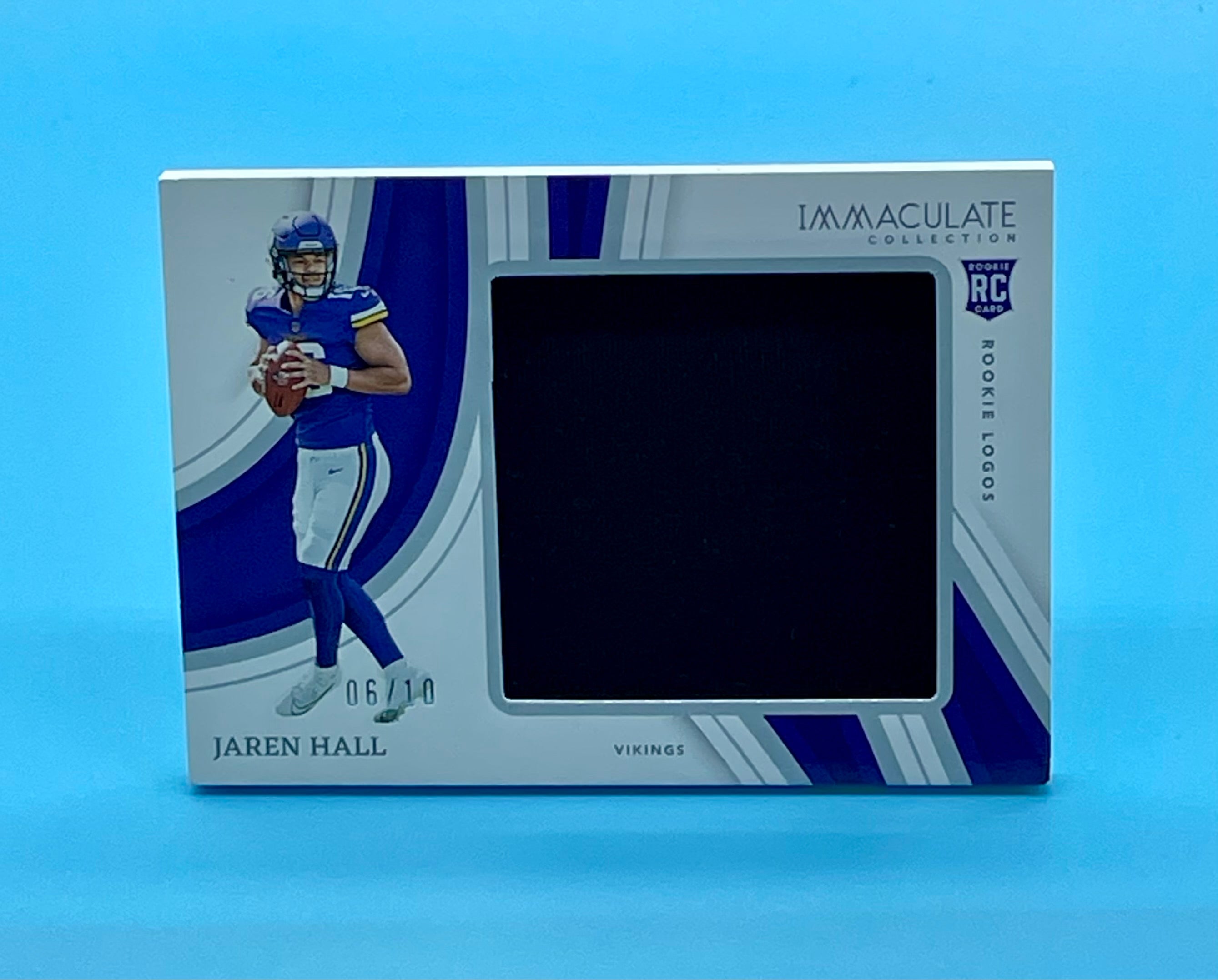 ❤️2023 Panini Immaculate Jaren Hall Rookie RC Logos Headbands /10 SSP Vikings