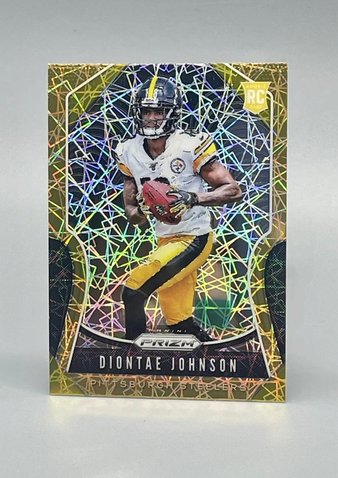 ❤️Diontae Johnson 2019 Panini Prizm Gold Lazer #352 RC Rookie Card Steelers RC